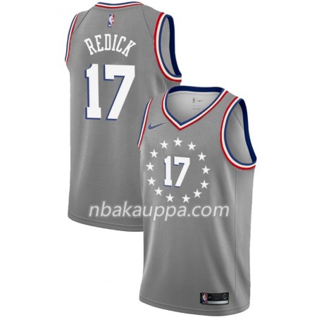 Philadelphia 76ers J.J. Redick 17 2018-19 Nike City Edition Harmaa Pelipaidat Swingman - Miesten